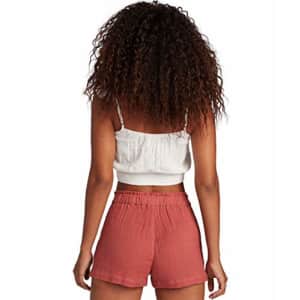 Roxy Women's Gone On by Beach Shorts, Marsala 211, XL for $25 Roxy Women's Gone On by Beach Shorts, Marsala 211, XL for $25