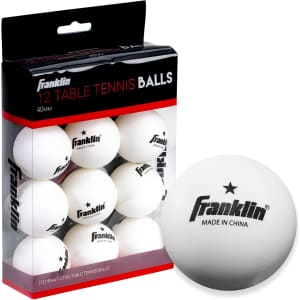 Franklin Sports Table Tennis Ball 12-Pack for $3.60 via Subscribe & Save Franklin Sports Table Tennis Ball 12-Pack for $3.60 via Subscribe & Save