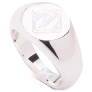 Lauren Ralph Lauren Silver-Tone Deco Logo Ring for $17