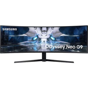 Samsung 49" Odyssey Neo G9 Ultrawide 4K HDR 240Hz Curved Gaming Monitor for $1,450