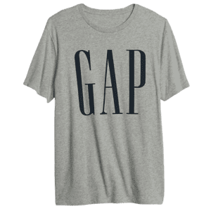 Gap Factory Men's Clearance T-Shirts and Shirts. We've pictured the Gap Men's Logo T-Shirt for $6.49 in cart, it's $19 off.