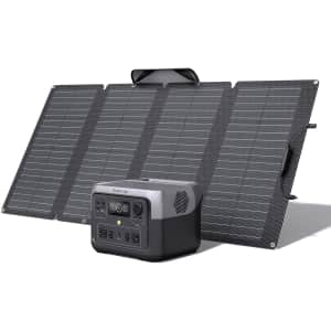 Ecoflow River 2 Max Portable Power Station & 160W Solar Panel for $599