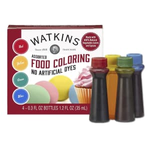 Watkins Food Coloring 4-Pack for $4.89 via Sub & Save Watkins Food Coloring 4-Pack for $4.89 via Sub & Save