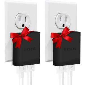 iHome AC Pro 2-Port USB Wall Charger 2-Pack for $16 iHome AC Pro 2-Port USB Wall Charger 2-Pack for $16