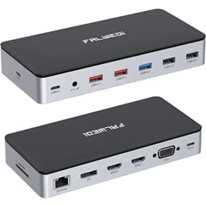 Falwedi 15-in-1 USB-C Laptop Docking Station for $60