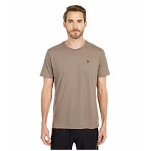 Hurley Men's Dri-Fit Staple Icon Reflective T-Shirt, Olive Grey, M for $32