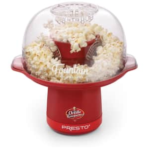 Presto Orville Redenbacher's Fountain Hot Air Popcorn Popper for $30 Presto Orville Redenbacher's Fountain Hot Air Popcorn Popper for $30