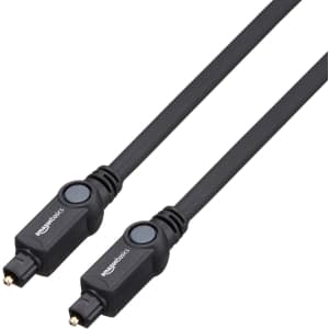 Amazon Basics 3.3-Foot Toslink Male to Male Digital Optical Audio Cable for $8