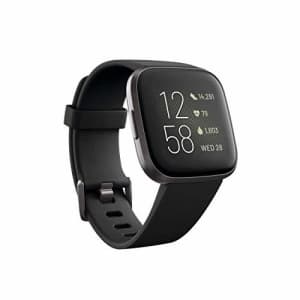 Fitbit Versa 2 Health and Fitness Smartwatch with Heart Rate, Music, Alexa Built-in, Sleep and Swim for $82