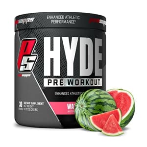 ProSupps Hyde Pre Workout Powder Energy Drink Enhanced Energy, Performance & Pumps with Citrulline, for $20