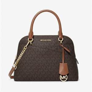 Michael Michael Kors Jet Set Medium Logo Dome Satchel for $112 for members Michael Michael Kors Jet Set Medium Logo Dome Satchel for $112 for members
