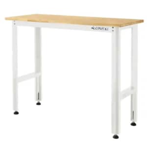 Husky 4-Foot Solid Wood Top Workbench for $94
