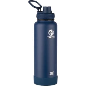 Takeya Originals 40-oz. Vacuum-Insulated Stainless Steel Water Bottle for $27