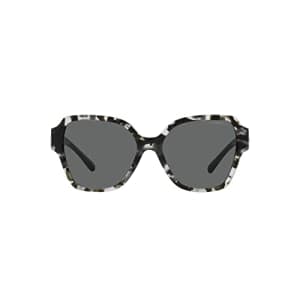 Emporio Armani Women's EA4202 Square Sunglasses, Shiny Grey Havana/Dark Grey, 54 mm for $84