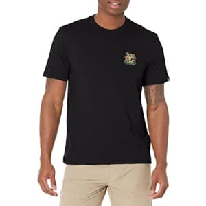 Element Men's Logo Short Sleeve Tee Shirt, Flint Black Grove Mineral, M for $25
