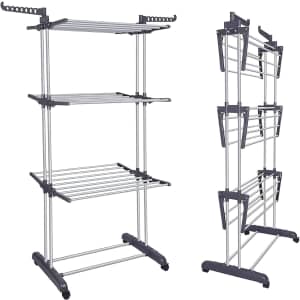 4-Tier Clothes Drying Rack for $35 4-Tier Clothes Drying Rack for $35