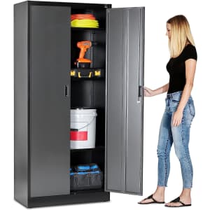 Fedmax 71" Metal Storage Cabinet for $134