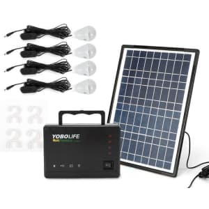 Frong 12V Solar Portable Power Station for $75