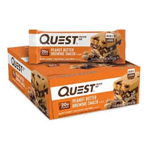 Quest Nutrition- High Protein, Low Carb, Gluten Free, Keto Friendly, Peanut Butter Brownie Smash, for $51