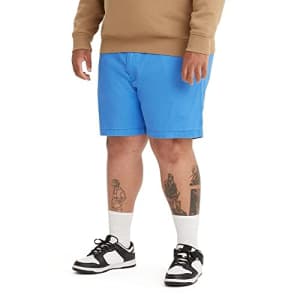 Levi's Men's Big & Tall XX Chino EZ 8" Shorts, (New) Palace Blue Twill, 4X-Large for $10