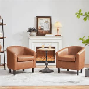 Easyfashion Accent Chair Set for $172