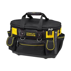 STANLEY FATMAX Round Top Rigid Tool Bag, Multifunctional Tool Storage Organiser, FMST1-70749 for $48