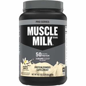 Muscle Milk Pro Series Protein Powder, Intense Vanilla, 50g Protein, 2.47 Pound, 14 Servings for $52