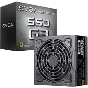 EVGA SuperNOVA 550 G3 550W 80 Plus Gold Modular Power Supply for $139