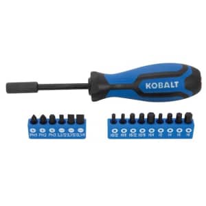 Kobalt 1/4" Impact Bit Driver Set for $8 Kobalt 1/4" Impact Bit Driver Set for $8