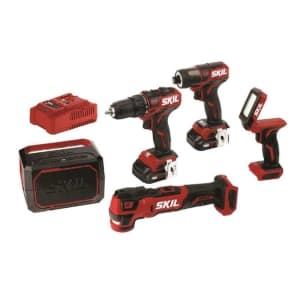 Skil PWR CORE 12 5-Tool 12V Power Tool Combo Kit for $99 Skil PWR CORE 12 5-Tool 12V Power Tool Combo Kit for $99