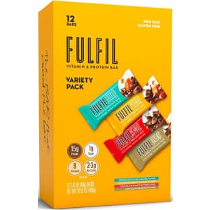 Fulfil 1.4-oz. Vitamin & Protein Bar 12-Pack for $12 via Sub. & Save
