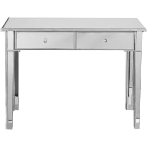 Southern Enterprises Mirrored 2 Drawer Media Console Table for $176 Southern Enterprises Mirrored 2 Drawer Media Console Table for $176