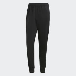 adidas Men's Essentials Warm-Up Tapered Track Pants for $14
