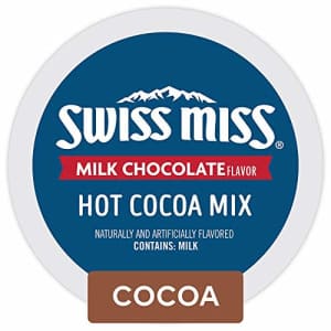 Swiss Miss Milk Chocolate Hot Cocoa Keurig Single-Serve K-Cup Pods, 12 Count for $15 Swiss Miss Milk Chocolate Hot Cocoa Keurig Single-Serve K-Cup Pods, 12 Count for $15