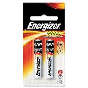 Energizer Max Alkaline AAAA Batteries, 1.5 V, 2/Pack for $5