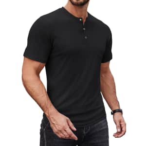 Coofandy Men's Henley Shirt for $8 Coofandy Men's Henley Shirt for $8