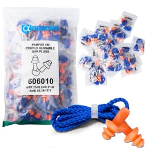 Andanda Silicone Ear Plugs 100-Pair Pack for $8
