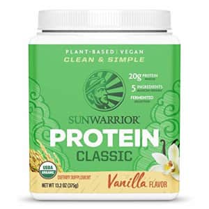 SUNWARRIOR Organic Classic Vanilla Protein, 375 GR for $25