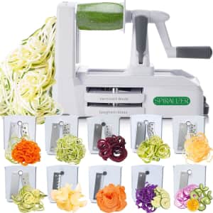 Spiralizer Ultimate w/ 10 Interchangeable Blades for $10