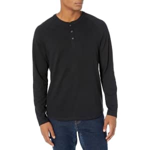 Amazon Essentials Men's Regular-Fit Henley Shirt for $12