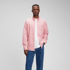 Gap All-Day Poplin Shirt. Apply coupon code "SALE" to save $52, and make it a super low price overall.