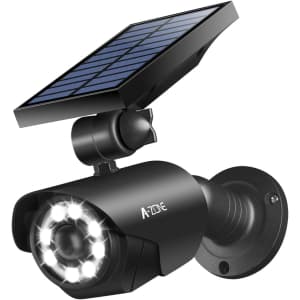 A-Zone 800-Lumen 8-LED Solar Spotlight for $17