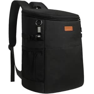 Camping Cooler 30-Can Backpack for $16