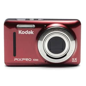 Kodak PIXPRO Friendly Zoom FZ53-RD 16MP Digital Camera with 5X Optical Zoom and 2.7" LCD Screen for $130