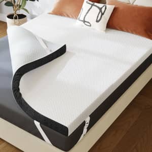 YitaHome 3" Queen Memory Foam Mattress Topper for $50