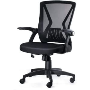 Kolliee Mid-Back Mesh Office Chair for $100