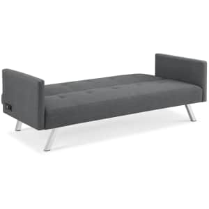 Serta Kelsey 3-Position Convertible Sleeper Sofa w/ USB for $227