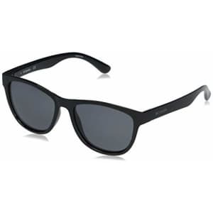 Columbia Mountain Side Rectangular Polarized Sunglasses, Black/Smoke Polarized, 63 mm for $38