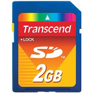 Transcend Panasonic Lumix DMC-LX1 Digital Camera Memory Card 2GB Standard Secure Digital (SD) Memory Card for $11