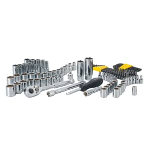 Stanley 105-Piece Chrome Mechanics Tool Set for $38